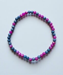 Náramek Rubín, safír 4 mm