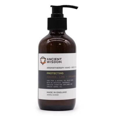 Aromaterapeutický Sprchový Gel na Ruce a Tělo - Jalovec, Limetka a Máta Peprná 250ml