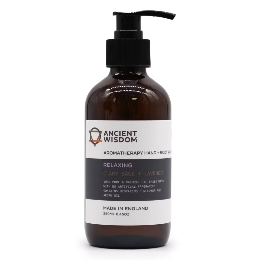 Aromaterapeutický Sprchový Gel na Ruce a Tělo - Šalvěj a Levandule 250ml