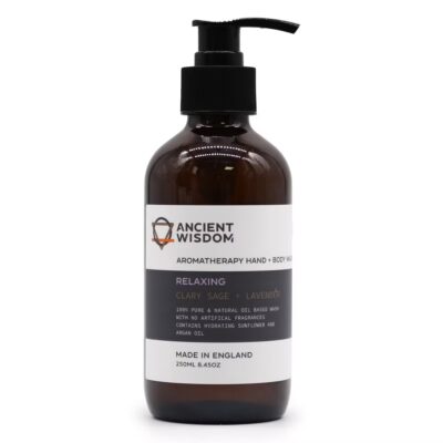Aromaterapeutický Sprchový Gel na Ruce a Tělo - Šalvěj a Levandule 250ml