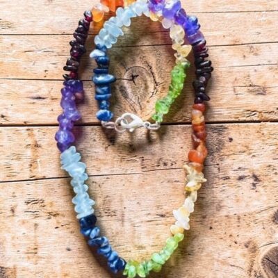 Čakrový náhrdelník 47 cm