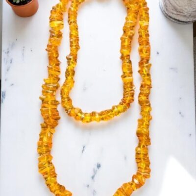 Náhrdelník Jantar, 70 cm