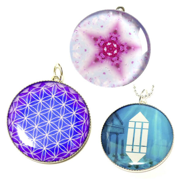 Přívěsky posvátné geometrie a mandaly