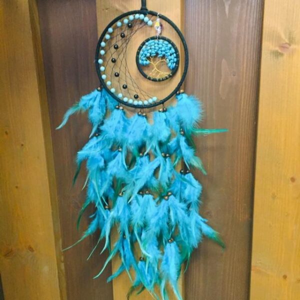 Lapač snů, strom života, tyrkysový