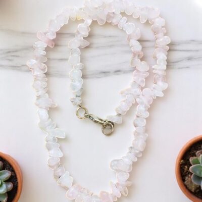 Náhrdelník Růženín, sekaný, 47 cm