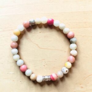 Náramek Amazonit, rodonit