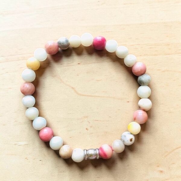 Náramek Amazonit, rodonit