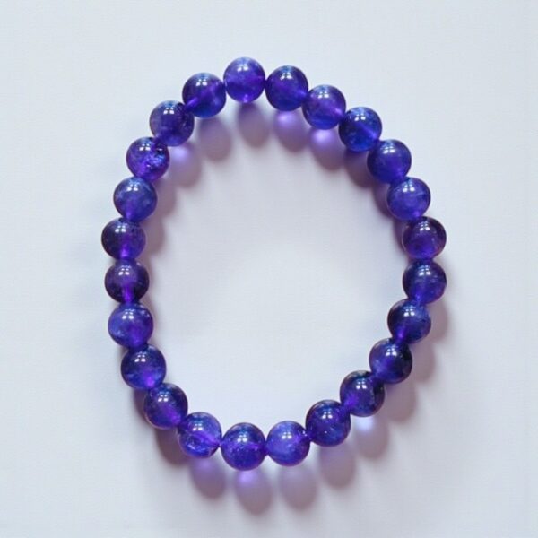 Náramek ametyst, 8 mm