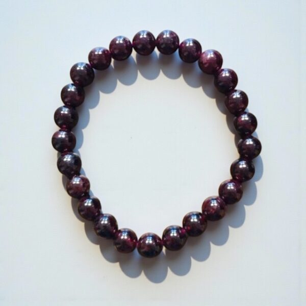 Náramek Granát, 8 mm