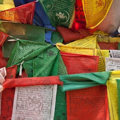 Tibetské modlitební praporky