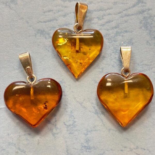 Přívěsek Jantar Srdce