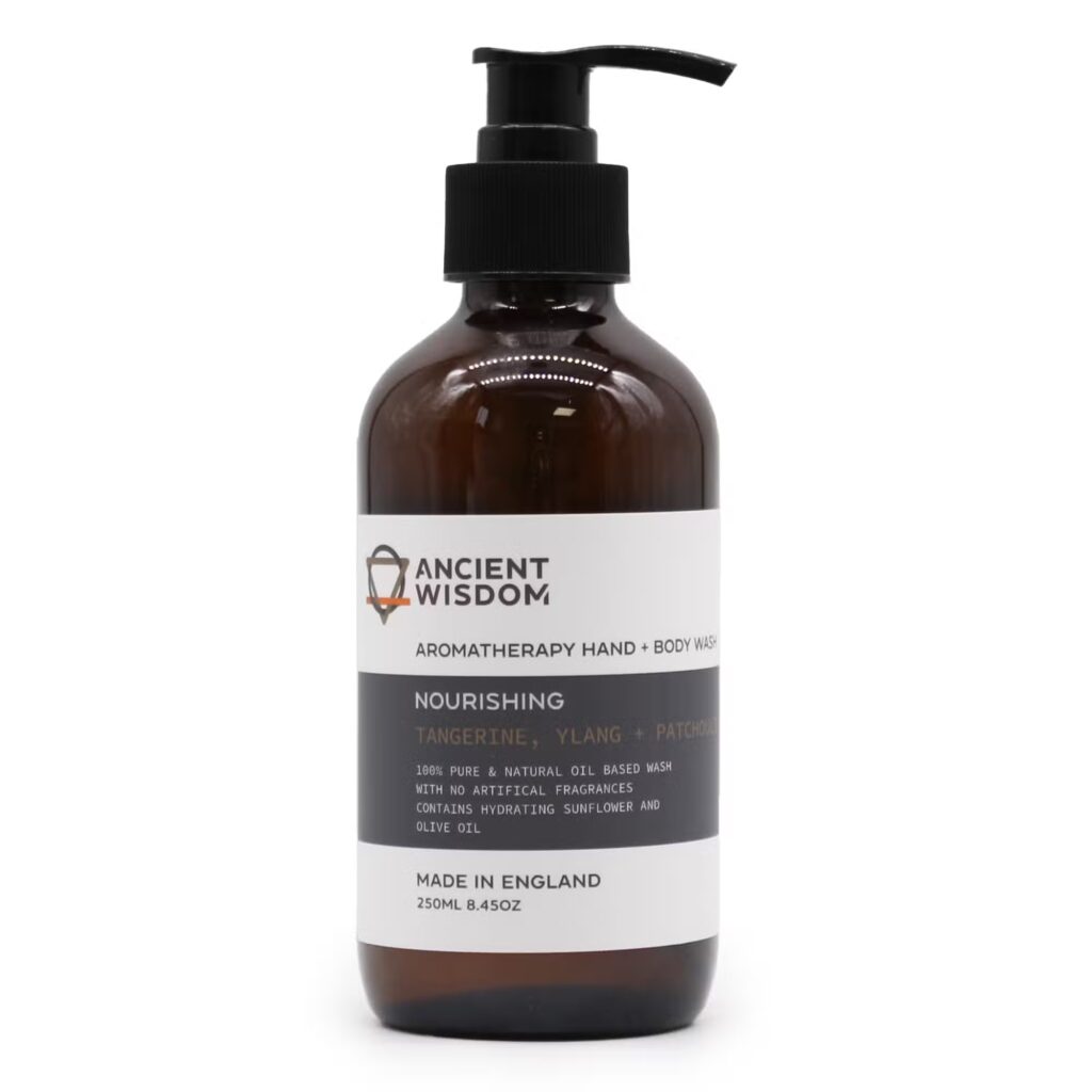 Aromaterapeutický Sprchový Gel na Ruce a Tělo - Tangerinka, Ylang a Patchouli 250ml