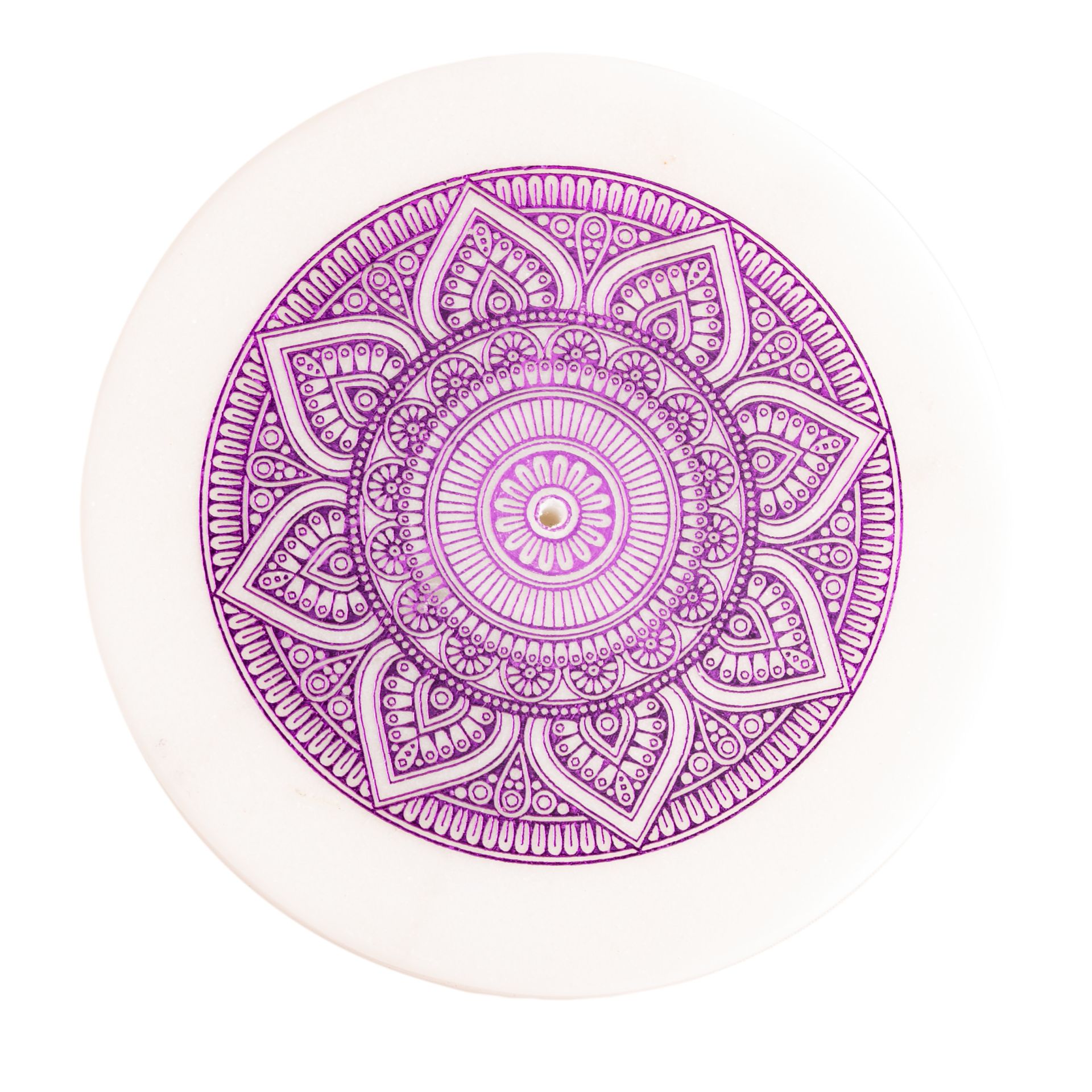 Mramorový stojánek Květinová mandala
